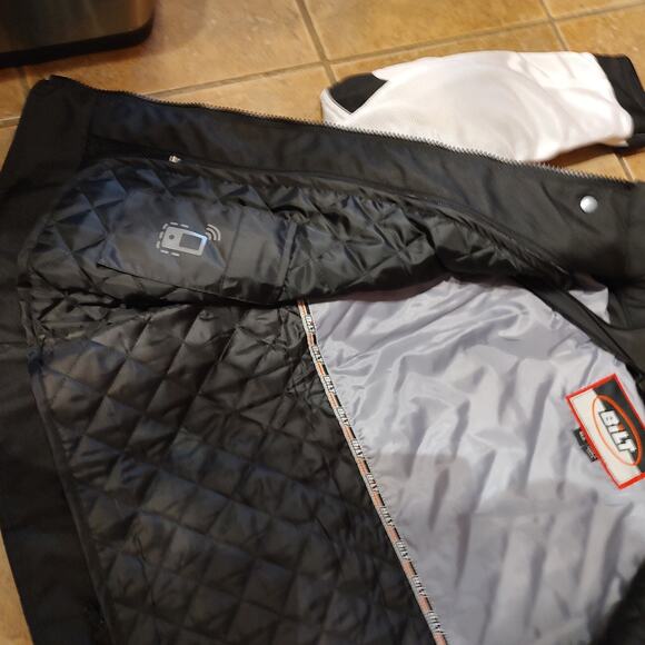 BILT Women's Jacket Padded White Mesh Motorcycle Removable Armor/Liner NWT L Lg - Picture 10 of 11